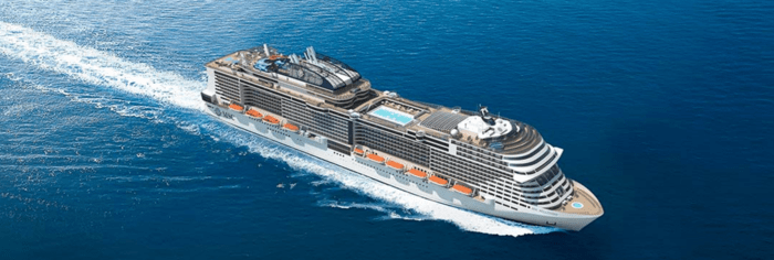 A photo of the MSC Bellissima cruise ship